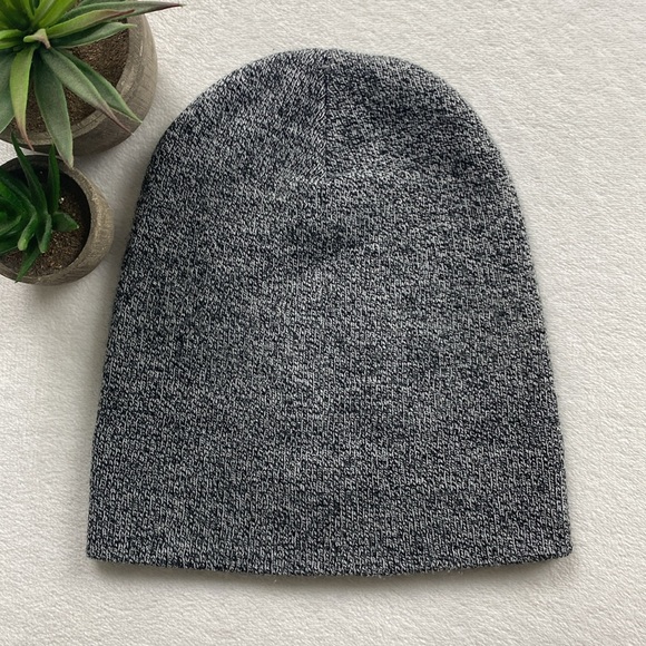 Carhartt Ribbed Knit Cuff Beanie (Black/White Static) - Picture 4 of 7